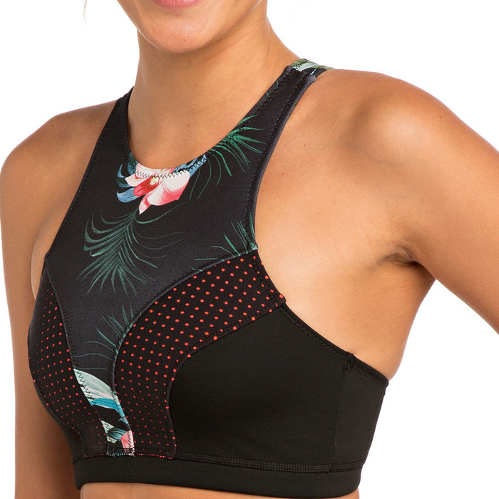 2019 Rip Curl G-Bomb Womens Hi Neck 1mm Neoprene Top Coral WVE7JW